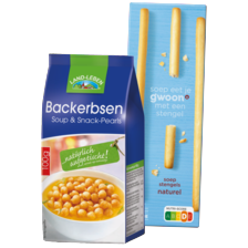 g'woon soepstengels of  Land-Leben knapperbolletjes